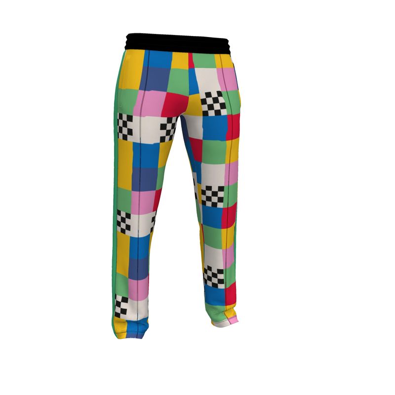 Checkerboard Tracksuit Pants