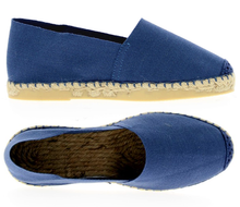 Load image into Gallery viewer, Handmade Espadrilles For Adults / Navy
