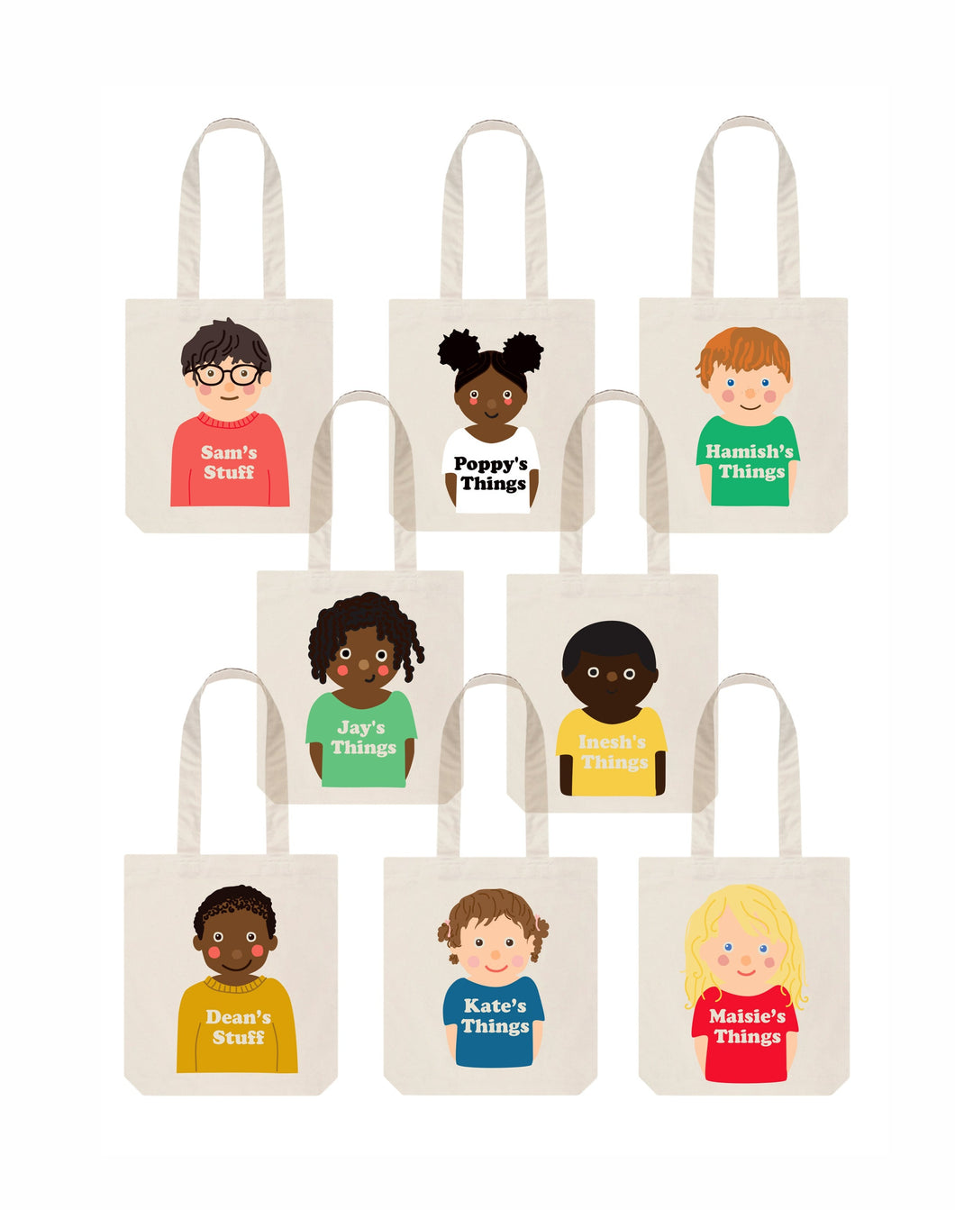 Personalised Organic Cotton Tote Bag