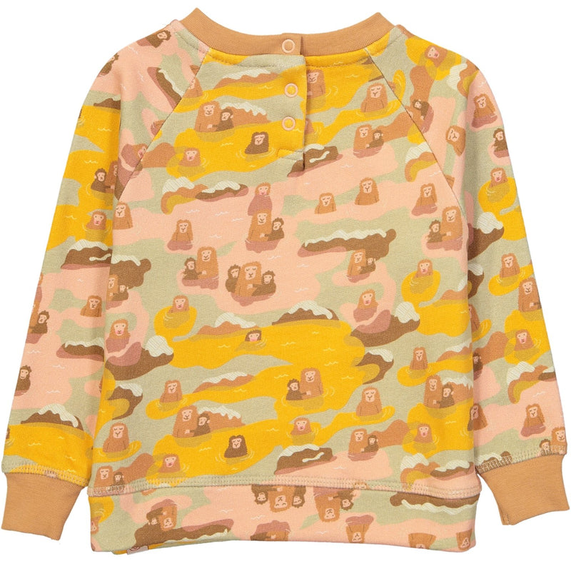 AYAKO Organic Cotton Printed Tootsa Tots Sweatshirt/Yellow