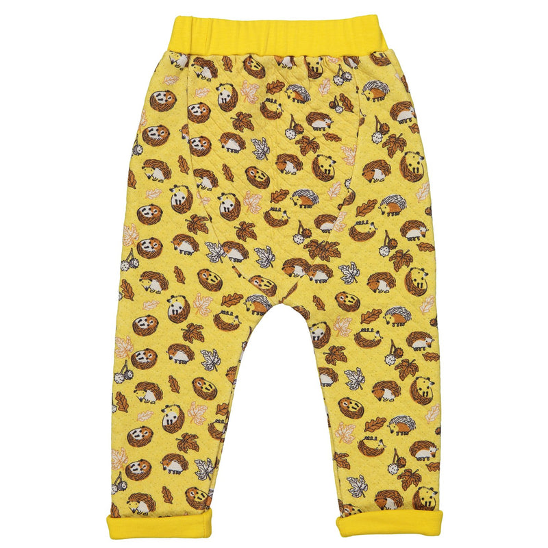 BUSH BABY Pantalon en coton bio matelassé Tootsa bébé/Moutarde