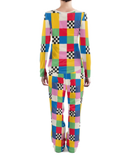 Load image into Gallery viewer, Bright, Made-To-Order Checkerboard Pyjamas
