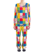 Load image into Gallery viewer, Bright, Made-To-Order Checkerboard Pyjamas
