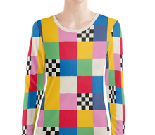 Load image into Gallery viewer, Bright, Made-To-Order Checkerboard Pyjamas
