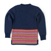 Load image into Gallery viewer, Delamere Knitted &amp; Embroidered Jumper / Moonlight Blue
