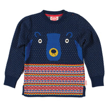 Load image into Gallery viewer, Delamere Knitted &amp; Embroidered Jumper / Moonlight Blue
