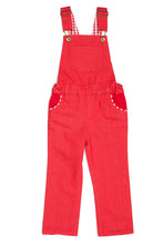 Load image into Gallery viewer, Slim Fit Dungarees - Ruby
