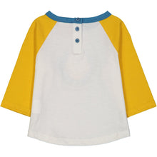 Load image into Gallery viewer, FARGO Raglan sleeve Tootsa Tots T-shirt/Mustard (Owl)
