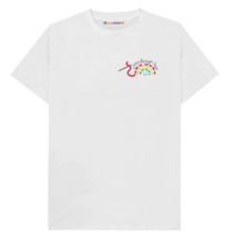 Load image into Gallery viewer, Made-For-You, Personalised, BeHumankind X Uma Made Hand Embroidered, Unisex, Hand Embroidered, Organic Cotton T-Shirt
