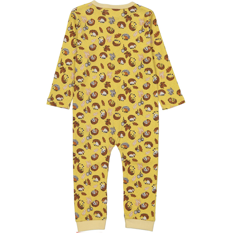 GALAGOS Organic Cotton Tootsa Tots Romper/ Mustard