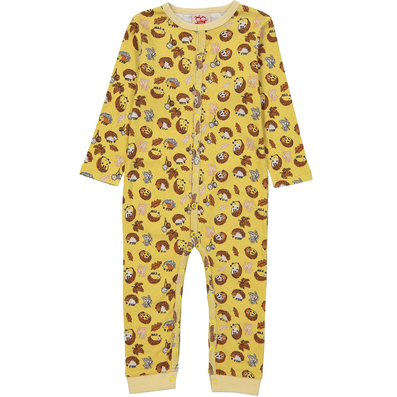 GALAGOS Organic Cotton Tootsa Tots Romper/ Mustard