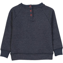 Load image into Gallery viewer, HOSHIKO Organic Cotton Embroidered Sweatshirt/Denim
