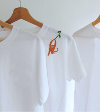 Load image into Gallery viewer, Made-For-You, Personalised, BeHumankind X Uma Made Hand Embroidered, Unisex, Hand Embroidered, Organic Cotton T-Shirt
