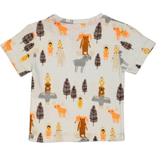 Load image into Gallery viewer, NOVA SCOTIA All over printed baby Tots T-shirt/Vanilla Ice (Totem poles)
