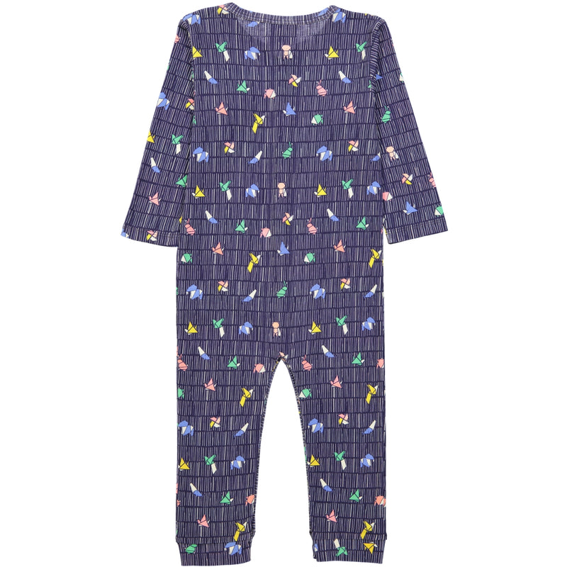 POKETTO All over printed Tootsa Tots romper/Navy