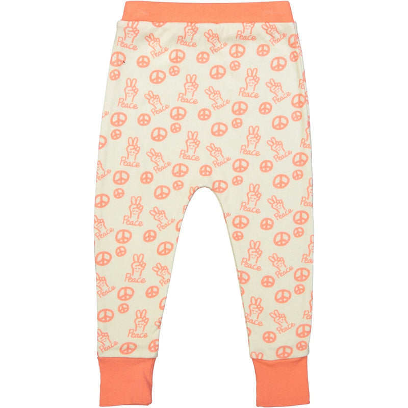 SASHIMI bonded cotton kids harem pants/Coral