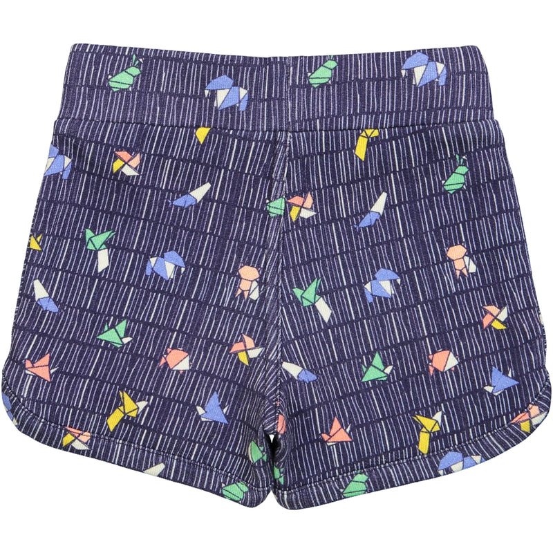 SOPORRO all over printed jersey baby shorts/Navy