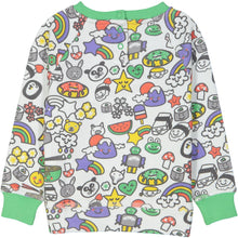 Load image into Gallery viewer, SUZUKI All over printed Baby sweatshirt/White
