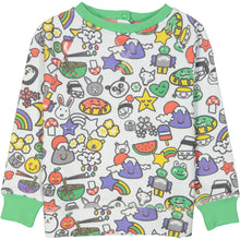 Load image into Gallery viewer, SUZUKI All over printed Baby sweatshirt/White
