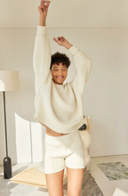 Load image into Gallery viewer, Delčia 100% Cotton, One-Size, Knit Jumper/Off-White
