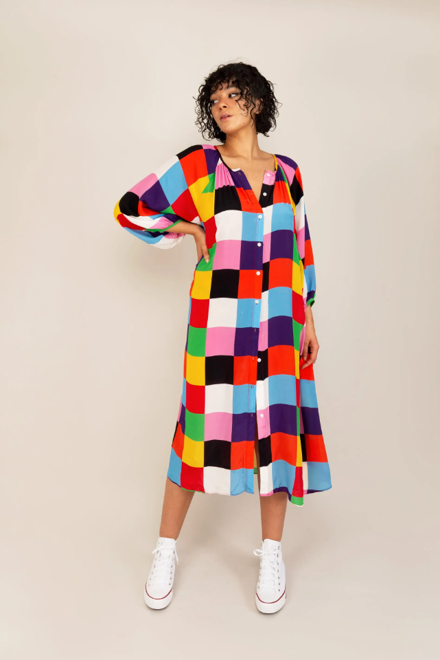 Fait Sur Commande À Paris, Robe Felicia / Multi-Coloured