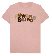 Load image into Gallery viewer, Humane Being Unisex T-Shirt For Refugee Action / Skin Tones
