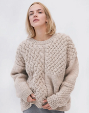 Load image into Gallery viewer, HeartBreaker Alpaca and Lambswool Handknitted Jumper / Beige
