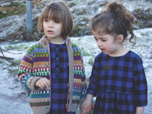 Load image into Gallery viewer, Lochnagar Chunky Knit Cardigan / Multi Coloured
