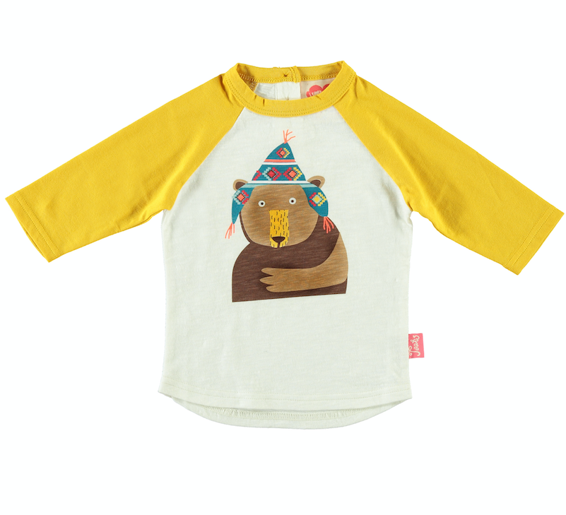Tibet Raglan Sleeve T-Shirt / Sun (Bear)