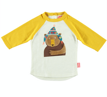 Load image into Gallery viewer, Tibet Raglan Sleeve T-Shirt / Sun (Bear)
