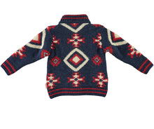 Load image into Gallery viewer, Summit Chunky Knit Cardigan / Dark Blue
