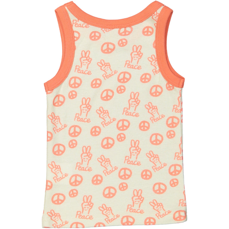 TOKOYO All over printed Tootsa Tots Vest Top/Bright Coral