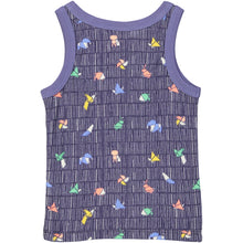 Load image into Gallery viewer, TOKOYO All over printed Tootsa Tots Vest Top/Dark Blue
