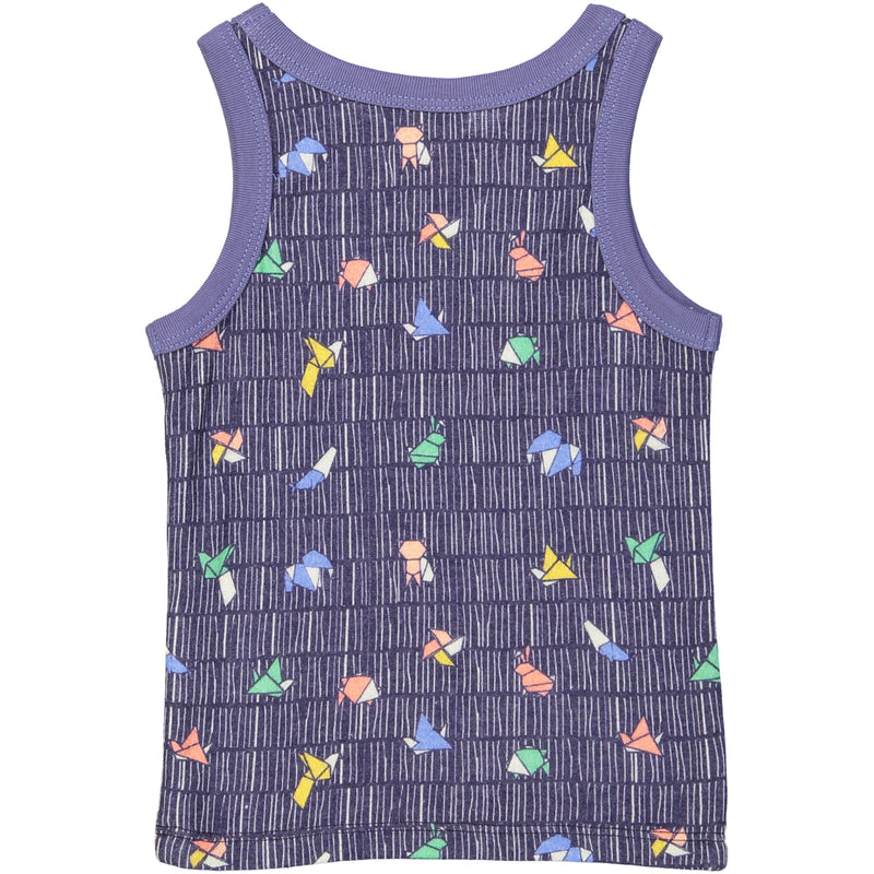 TOKOYO All over printed Tootsa Tots Vest Top/Dark Blue