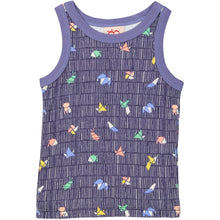 Load image into Gallery viewer, TOKOYO All over printed Tootsa Tots Vest Top/Dark Blue
