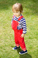 Load image into Gallery viewer, Slim Fit Dungarees - Ruby
