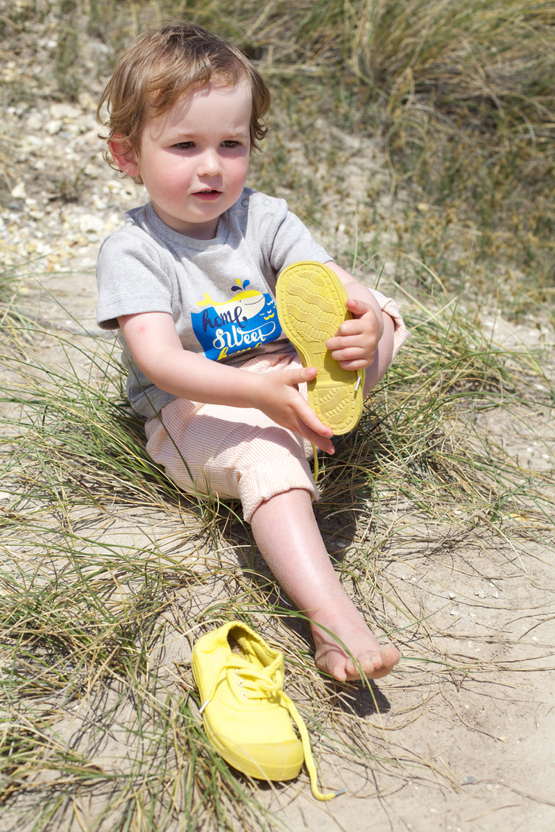 PASTA POINT T-shirt coton bio Tootsa bébé/Indigo (Save our Seas)