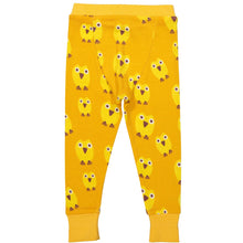 Load image into Gallery viewer, WINNIPEG baby 1x1 Rib Leggings/Mustard (owls)
