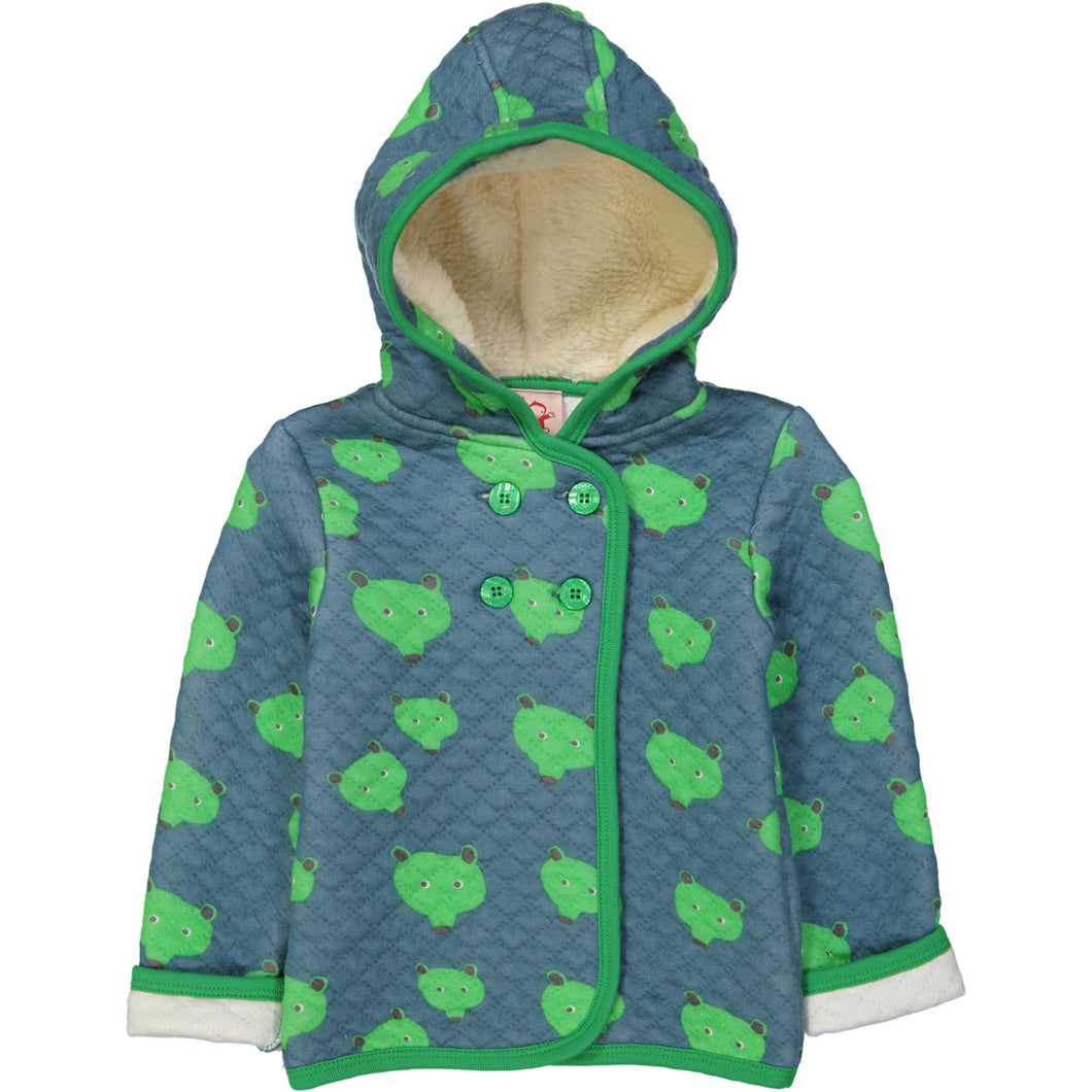 YUKON Tootsa Tots Quilted Hoody/Stormy (Bears)