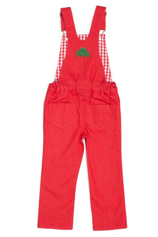 Slim Fit Dungarees - Ruby