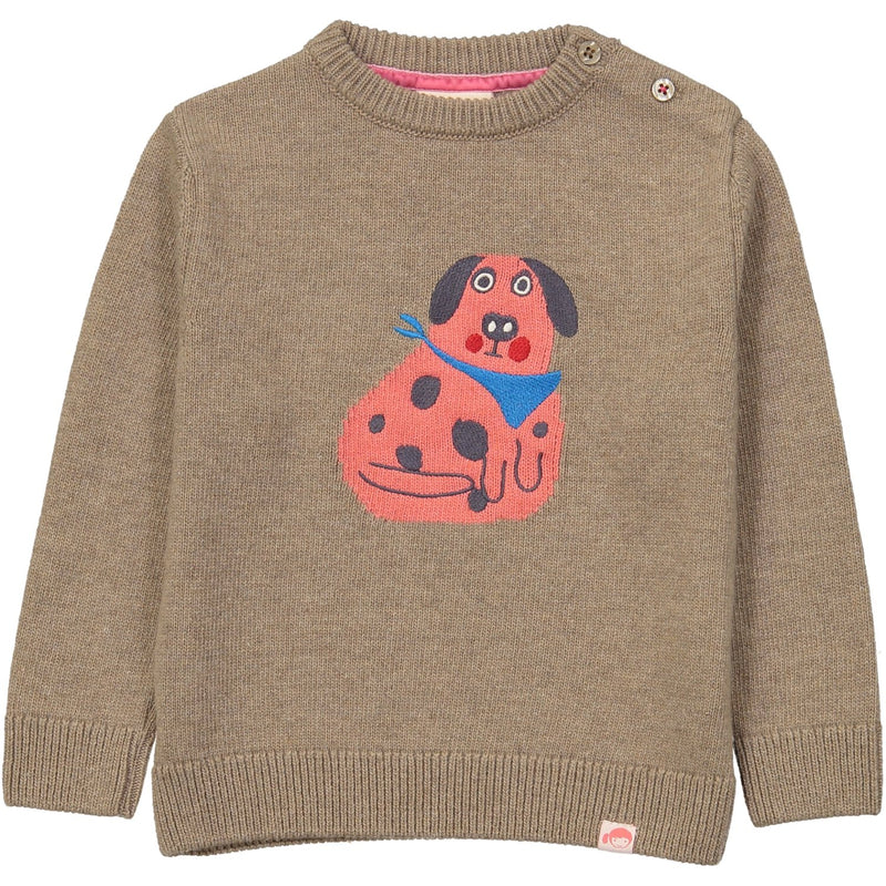 ETSUKO Jacquard Knit Jumper/Biscuit