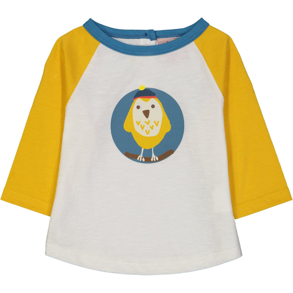 FARGO Raglan sleeve Tootsa Tots T-shirt/Mustard (Owl) 