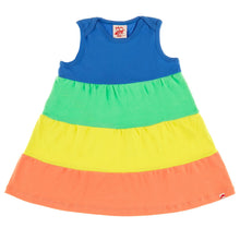 Load image into Gallery viewer, HALEIWA Tots Organic Cotton Jersey Dress/Multicoloured 
