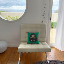 Load image into Gallery viewer, Handmade Tapestry Cushion/Hedgehog
