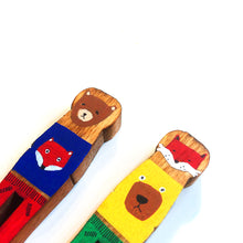 Load image into Gallery viewer, Hand Painted Vintage Peg Dolls
