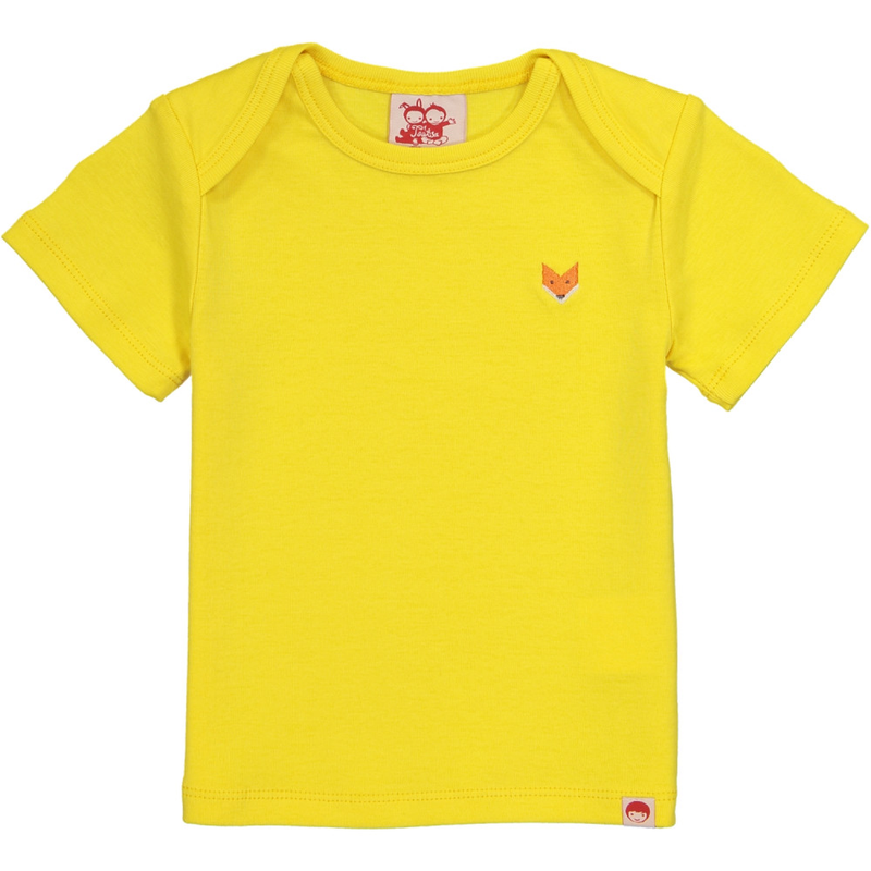 ESSENTIEL Lot de 3 T-shirts en coton bio /Jaune, Rouge, Marine