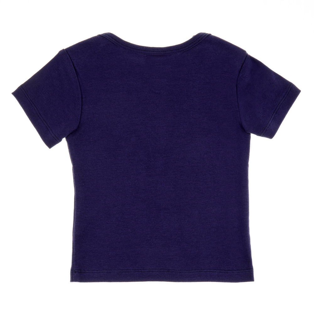 PASTA POINT T-shirt coton bio Tootsa bébé/Indigo (Save our Seas)