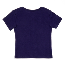 Load image into Gallery viewer, PASTA POINT Tots Organic Cotton Slim Fit T-shirt/Indigo (Save Our Seas)
