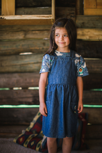 Load image into Gallery viewer, CALGARY Denim Pinafore Dress/Dark Denim
