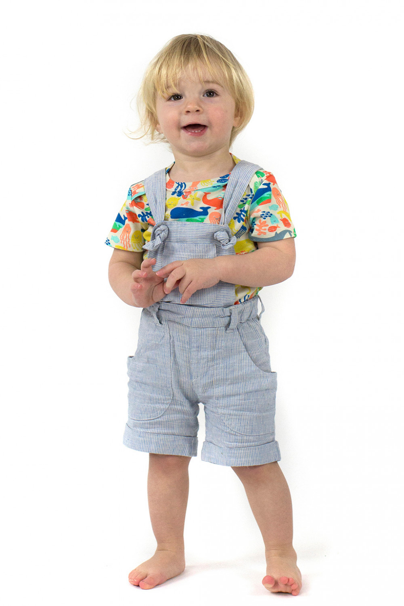 ULUWATU Tots Organic Cotton T-shirt/Multicoloured (Under The Sea)